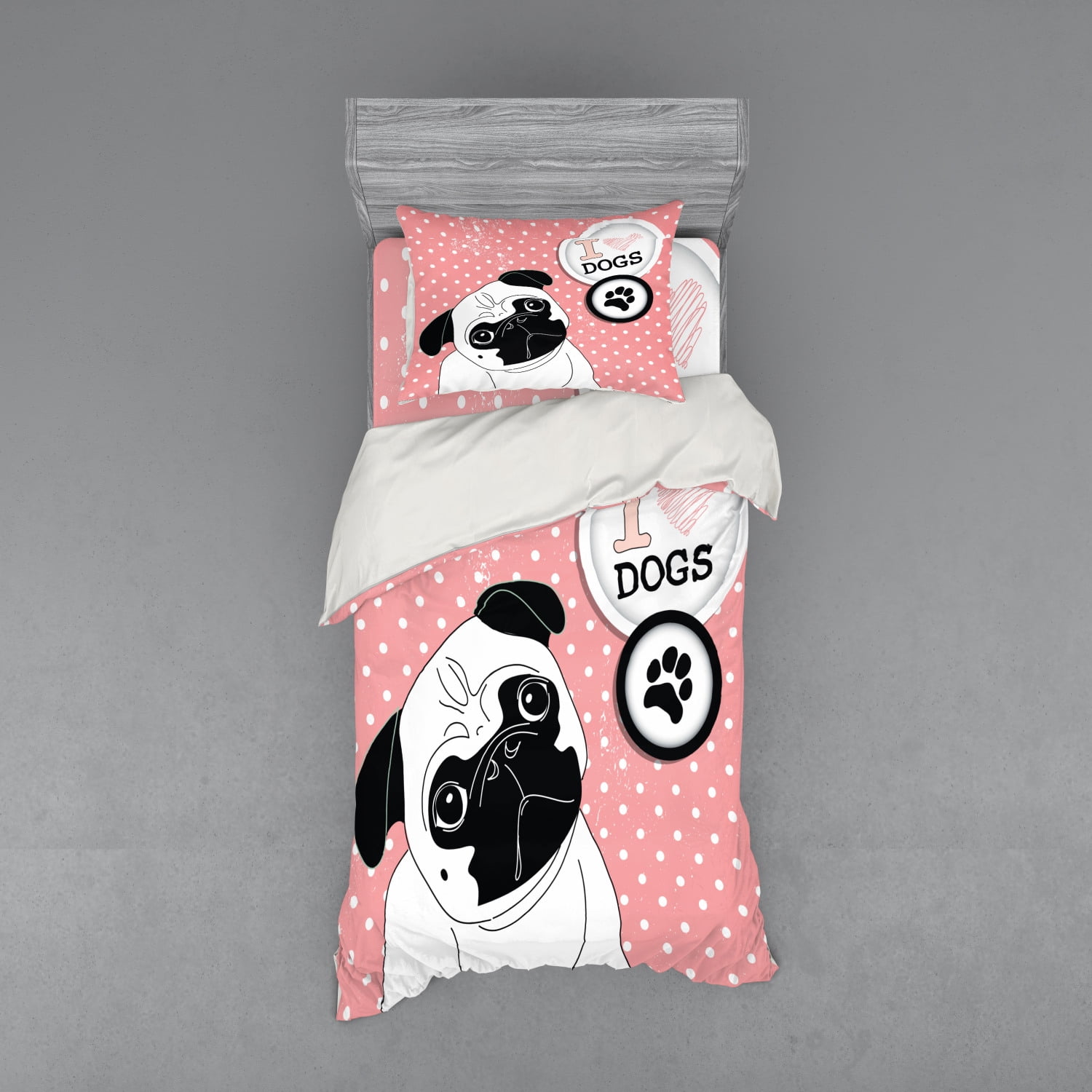 paw print sheet set