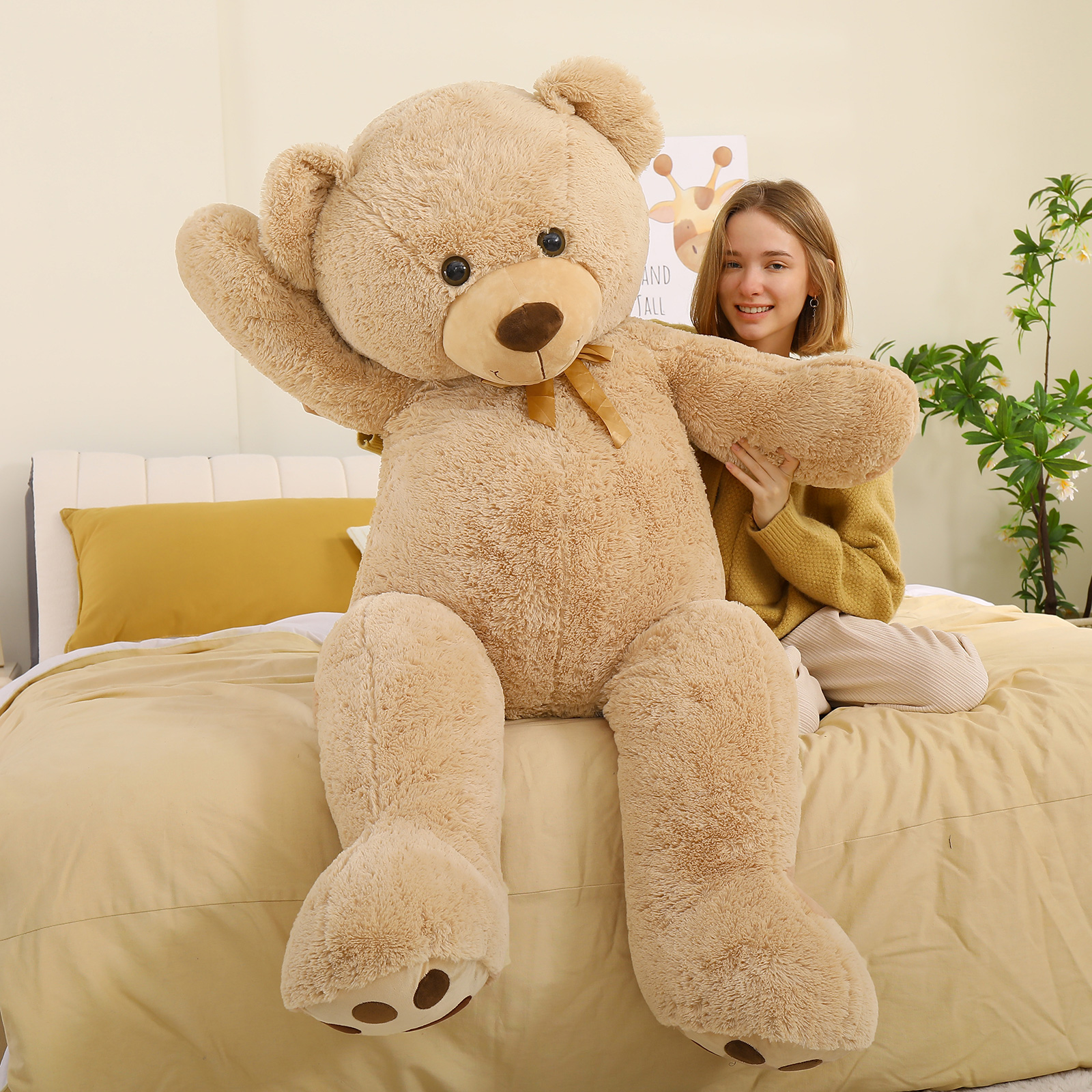 MorisMos 5-Foot Giant Teddy Bear Plush photo 4