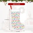 thumbnail image 4 of Disketp Cute Unicorn Christmas Stockings, Xmas Stocking for Family Holiday Season Décor, Personalized Holiday Indoor Decorations, 4 of 7