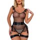 thumbnail image 1 of Gibobby Conjunto Lencería Tanga Y Bralette Conjunto de Lencería Sexy para Mujer con Cinturones de Liga Conjunto de Sujetador y Bragas de Encaje Sexy(Negro, G), 1 of 5