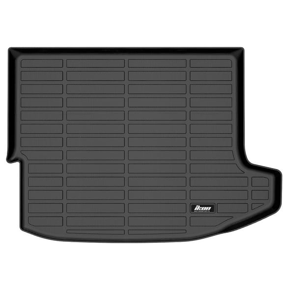 Ikon Motorsports TPE Cargo Trunk Liner Compatible with 2024-2025 Chevrolet Trax, Custom Fit All Weather Protection Heavy Duty Rear Trunk Tray Cargo Mats Protector, Black