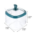 thumbnail image 2 of 2 Sets Kitchen Pepper Serving Jar Seasoning Storage Holder Condiment Pot Home Kitchenware, 2 of 6