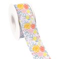 thumbnail image 1 of New Designs 50 Yards Flower Pattern Printed Grosgrain satin Ribbon DIY Hairs Accessories Jiayi, 1 of 7