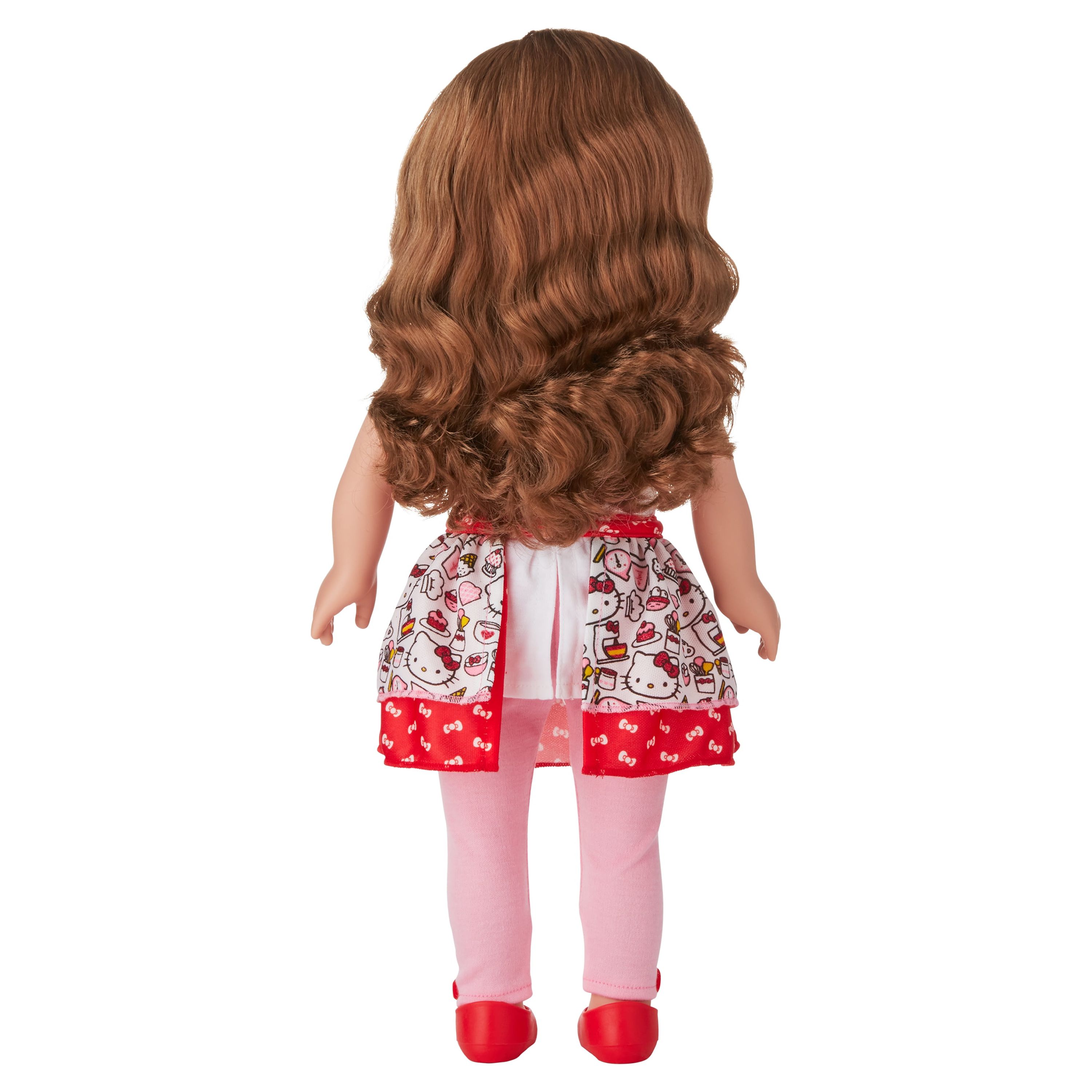My Life As Poseable Hello Kitty Baker 18inch Doll, Brunette Hair, Brown Eyes