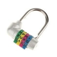 thumbnail image 3 of MERIGLARE 4 Digit Combination Padlock Password Code Dial Lock for Travel Luggage Suitcase, 3 of 7