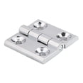 thumbnail image 1 of Butt Hinges Door Metal Silver Hinges Cabinet Aluminium Box Backflap Shed, 1 of 1