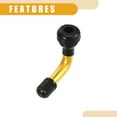 thumbnail image 6 of Unique Bargains 8 Pcs Car PVR50 Tubeless Tire Valve Stem Universal for Cars RV Bicycles Motorcycles Trailers Gold Tone, 6 of 6