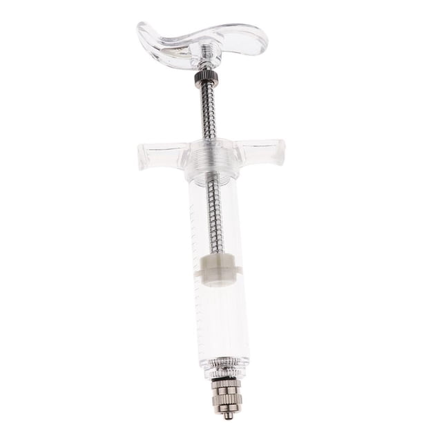 Jeringa de alimentación de pájaros de 10ml, dispensador de alimentación de loros de plástico, herramienta para animales pequeños 4MM x 10CM Yuyangstore Parrots Bird Feeding Syringe