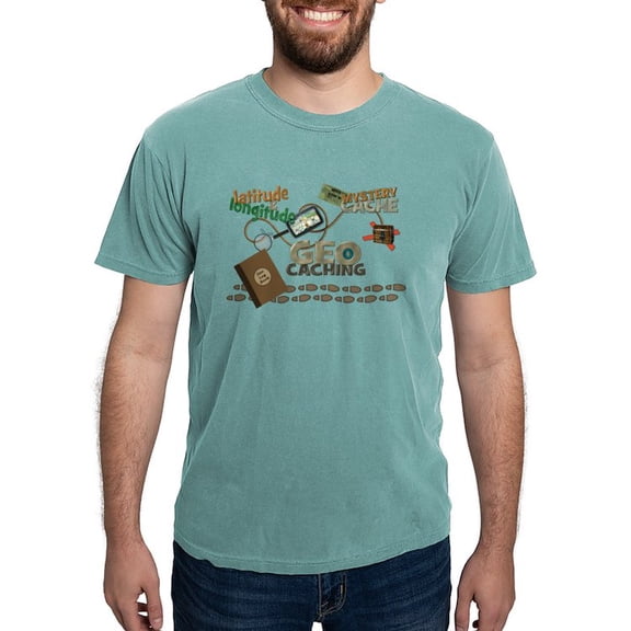 CafePress - Geocache Fever Men's Comfort Colors® T Shirt - Mens Comfort Colors Shirt