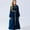 Blue, variant on Little Girls Medieval Costume Vintage Long Sleeve Soft Renaissance Dress Gothic Ball Gown Halloween Party Maxi Dress Blue (6-7 Years)