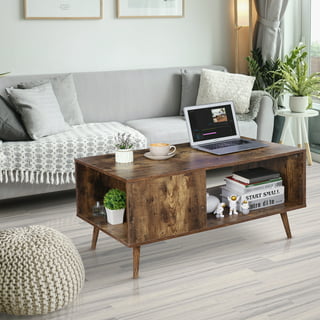 mesa-centro-madera-natural-patas-metal - Original House