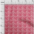 thumbnail image 1 of oneOone Cotton Jersey Red Fabric Geometric Bandhani Fabric For Sewing Printed Craft Fabric By The Yard 58 Inch Wide, 1 of 4