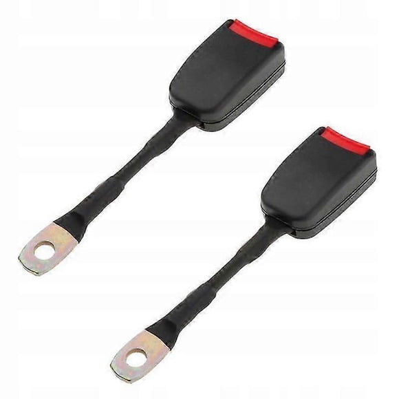 2 Front Seat Belt Buckle Ends