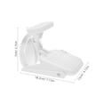 thumbnail image 2 of HAMPPLIES Suction Shower Step for Bathroom Accessories White Shower Foot Rest for Elderly 1Set, 2 of 8