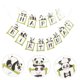 thumbnail image 5 of UPOUART 1Jgo Banderines Decorativos Panda Para Cumpleaños Con Montaje Y Ambiente Elegante, 5 of 8