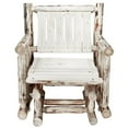 thumbnail image 4 of Montana Woodworks 19" Handcrafted Transitional Wood Glider in Natural, 4 of 5