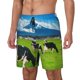 thumbnail image 1 of Balery Grazing Cows Mountain View Bañador para hombre, shorts de playa de secado rápido con entrepierna y forro de compresión-Medium, 1 of 6