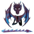 thumbnail image 3 of Enfants Aile de Dragon Costume Accessoires de Fête pour Accessoire Photo de Fête Carnaval Violet, 3 of 10