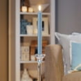 thumbnail image 2 of ROOT Candles Unscented Smooth Arista™ Taper Candles, 9-Inch Tall, Box of 12, Color: Williamsburg Blue, 2 of 4