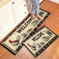 thumbnail image 2 of YIMEIS Welcome to the Year of the Rooster Kitchen Decor Christmas Fall Kitchen Rugs, Xmas Decorative Farmhouse Floor Mats for Home Kitchen Dining Room Decorations - 16''*24'', 2 of 10