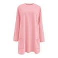 thumbnail image 4 of Womens Sweaters For Women Comfort Round Neck Warm Cute Long Sleeve Winter Sweatshirt Casual Style Polyester 1Pc 2Xl Fall Sweaters For Women, 4 of 5