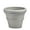Weathered Concrete, variant on Crescent Garden Brunello Classic Rolled-Rim Planter, 16â (Rust)