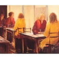 thumbnail image 3 of Roseboom, Jettie 17x15 Black Modern Framed Museum Art Print Titled - A good conversation II, 3 of 5