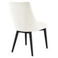 thumbnail image 3 of Modway Viscount 19" Modern Performance Velvet Dining Chair in Black/Navy, 3 of 9