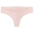 thumbnail image 2 of Calvin Klein Womens 3 Pack Thong Underwear (Black/Nude/Pink, Medium), 2 of 5