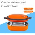 thumbnail image 4 of ERSAN-1 Layer Portable Stackable Supper Dinner Lunch Box,Stainless Steel Insulated Food Storage Box Food Warmer Bento Box Hot Food Lunch Containers, 4 of 4