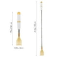 thumbnail image 3 of Back Scratcher with Extendable Rod Massage Stick Handheld Body Shiatsu Massager Roller Scratching Backscratcher Massager Back Scraper Health Products for Head Shoulder Hand Knee and Foot (White), 3 of 7