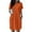 Orange, variant on TIANZEN Women Soft T Shirt Dress Short Sleeve Casual Summer Tunic Dress Loose Loose Dress With Dressy Fall Dresses for Women Women's Long Casual Dresses for Women Casual Summer Midi Length