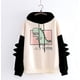 thumbnail image 2 of Sudadera de dinosaurio para mujer, camisetas de empalme de manga larga, sudaderas con capucha bonitas de dibujos animados, jersey informal para adolescentes y niñas Zhivalor WMZL-2134-31, 2 of 4