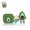 Avocado, variant on LEWOTE Airpods 3 Silicone Case Funny Cute Cover Compatible for Apple Airpods 3[Cartoon Series With Keychain Doll]