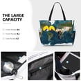thumbnail image 3 of Disketp World Map Bolsa de Playa de Gran Capacidad, Bolso Impermeable y a Prueba de Arena para Mujer, Ideal para Playa, Piscina y Natación, 3 of 7