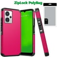 thumbnail image 2 of [PolyBag] For Cricket Outlast 5G 2024 Tough Strong Hybrid (Magnet Mount Friendly) - Hot Pink, 2 of 6
