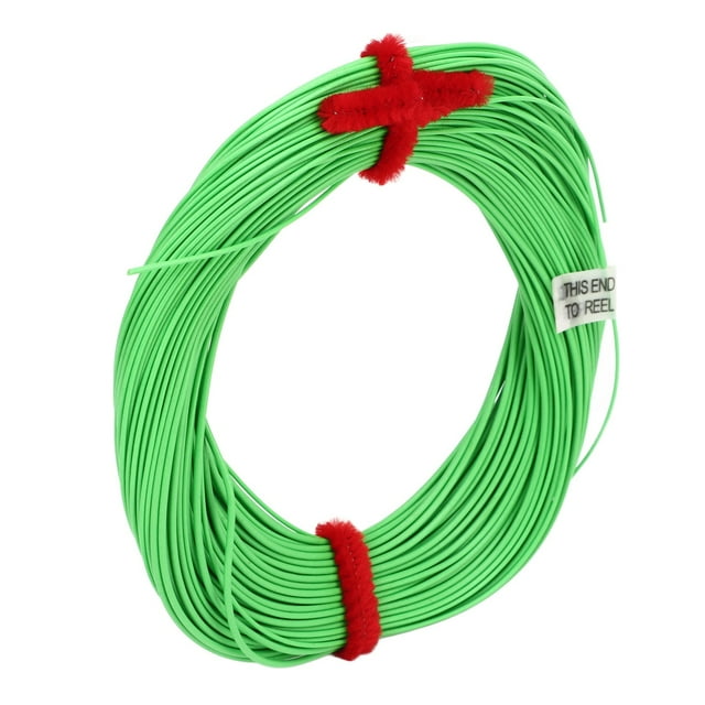 Fly Fishing Line, Fishing Main Line Polyester Fiber Heavy Load Bearing Durable For Sea Fishing Yellow,Orange,Green