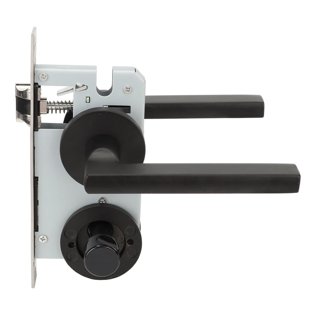 Poignées d'Entrée à Clé Robustes, 2 Pcs Poignée de Serrure de Porte Intérieure Serrure de Porte d'Entrée Levier Poignée de Porte Performance de Premier Ordre