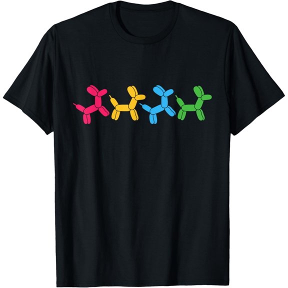 Balloon Animal Twister Party Balloon Artist T-Shirt men and women can wear, black, white, gifts