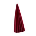 thumbnail image 3 of de Navidad artificial de cerámica, adorno de de Navidad flocado rojo, mini de Navidad de escritorio para dormitorio, fiesta, boda, Raya 65x17cm, 3 of 8
