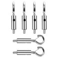 thumbnail image 1 of TEHAUX 6 Pcs Boucles d'Oreilles Réglables en Cuivre pour Amateurs de Bricolage, 1 of 8