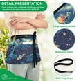 thumbnail image 6 of Server Apron with 3 Pockets Waterproof Waitress Waist Short Apron for Man Woman Space Pixel Style 12 Inches, 6 of 7