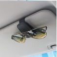 thumbnail image 2 of Soportes para gafas de sol para visera de coche - Gafas de cuero magnéticas E, 2 of 5