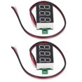 thumbnail image 5 of 2Pcs Mini Digital DC Voltmeter LED Display Voltage Tester Meter 3 Wire Red Light 0.36in 0?30V, 5 of 5