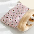 thumbnail image 6 of Small Pet Sleep Pouch Hanging Bed Fleece Warm Sleep Bag for Hamster Hedgehog Sugar Glider Guinea Pig Squirrel, 6 of 7