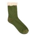 thumbnail image 3 of Joyspun Women’s Ruffle and Lettuce Edge Dress Crew Socks, 4-Pack, Sizes 4-10, 3 of 6