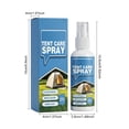 thumbnail image 3 of Tent Care Spray, Water Repellent Fabric Safe Formula, 3.4 FL OZ Single Bottle for Outdoor Camping Hiking Use, to Protect Tent Fabric Prevent Water Penetration Extend Tent Service Life, 3 of 9