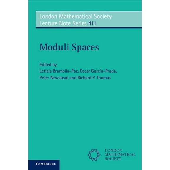 London Mathematical Society Lecture Note Moduli Spaces, Book 411, (Paperback)
