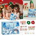 thumbnail image 3 of Christmas Jewelry Advent Calendar for Kids 24 Days Countdown Set Handheld Holiday Blind Surprise, 3 of 7