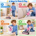 thumbnail image 2 of JoyStone Kids Vacuum Cleaner Toy, 4-in-1 Pretend Play Vacuum with Sound, Color-Changing Lights, Detachable Attachments and Dust Cup, 2 of 9